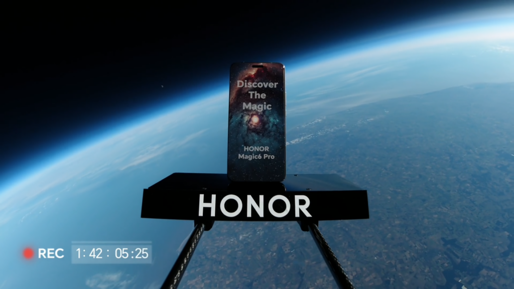 Honor Magic 6 Pro en el espacio