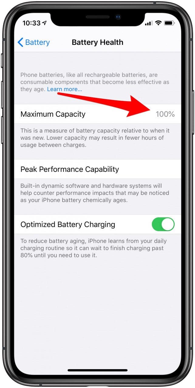 Cómo comprobar el estado de la batería de tu iPhone