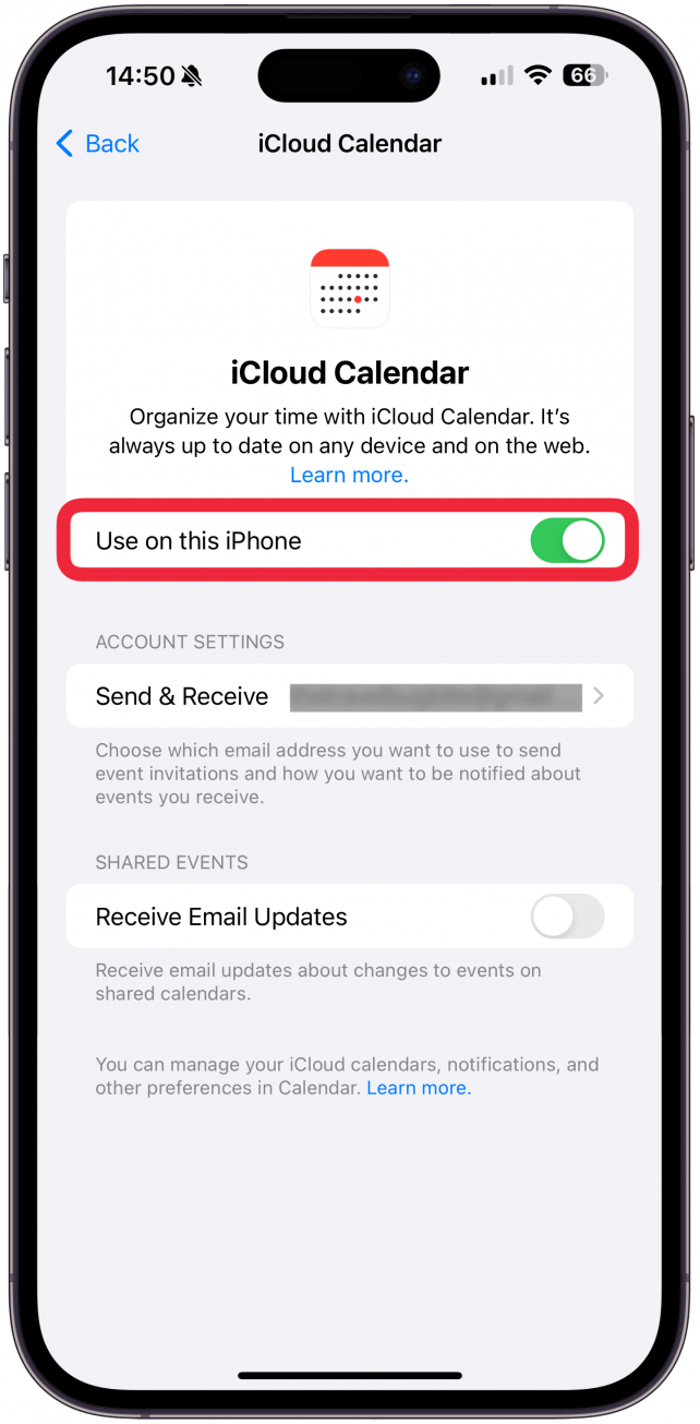 Si agrega eventos a su calendario desde varios dispositivos, asegúrese de que la aplicación Calendario de su iPhone se sincronice correctamente con los otros dispositivos.