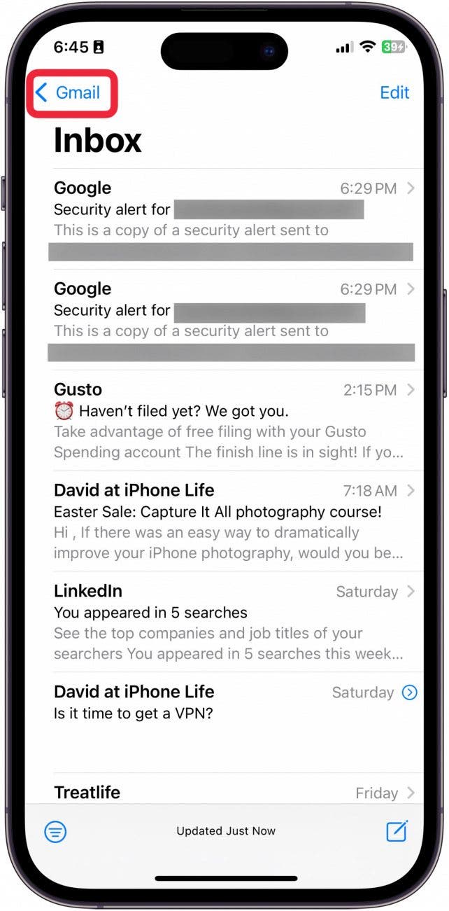 cómo agregar una nueva cuenta de gmail en iphone