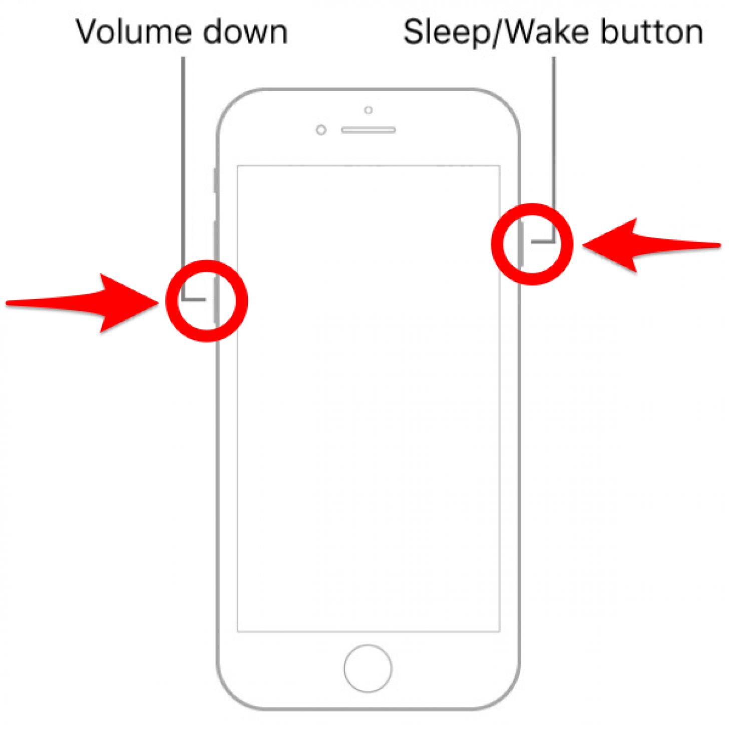 Mantenga presionado el botón para bajar el volumen y el botón de reposo/activación simultáneamente: ¿cómo se realiza un restablecimiento completo?
