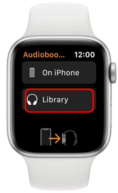 cómo transmitir audiolibros en un Apple Watch