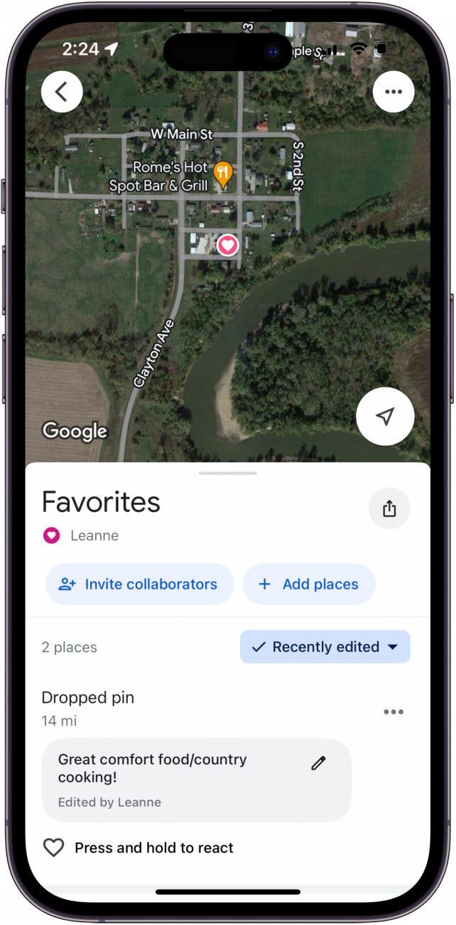 cómo encontrar un pin de colocación en la aplicación de Google Maps.jpeg