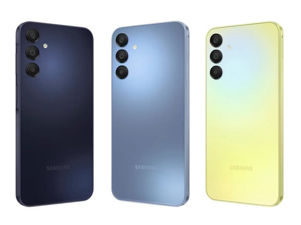 Opciones de color del Samsung Galaxy A15