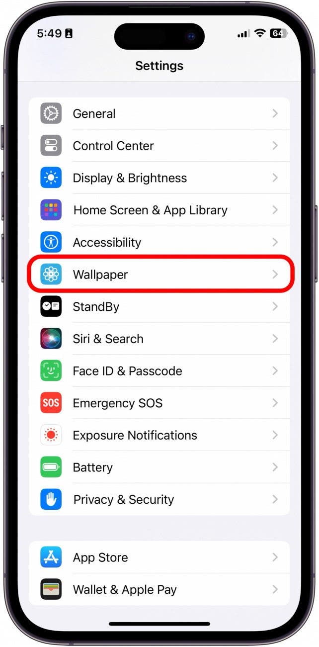 Fondo de pantalla de fotos en vivo