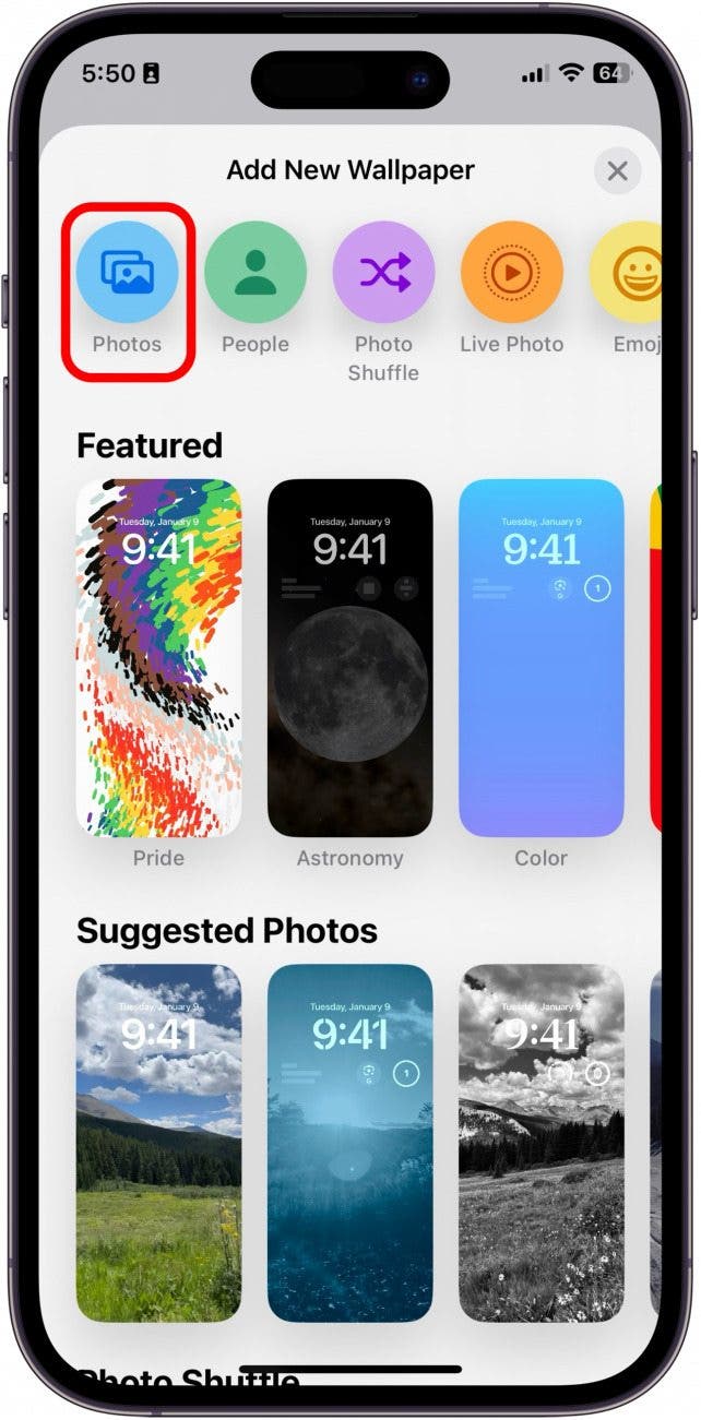 Cómo configurar el papel tapiz en vivo en iPhone