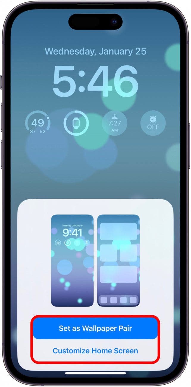 Fondo de pantalla iOS 16 Live
